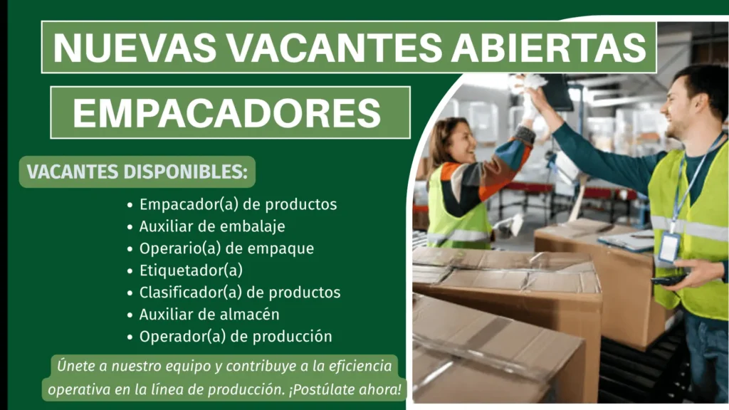 Construye tu Futuro en EMPACADORES🚀